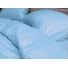 Ecotton bed linen Polysatin One-and-a-half set Blue