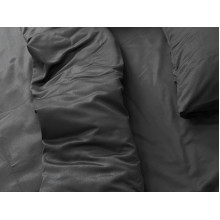 Постельное белье Ecotton Полисатин Евро комплект Черный