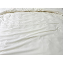 Ecotton Polysatin Double Bedding Set Cream Yellow