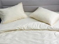 Постільна білизна Ecotton Полісатин Євро комплект Cream Yellow