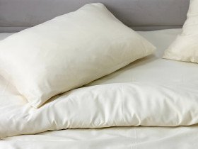Постільна білизна Ecotton Полісатин Євро комплект Cream Yellow