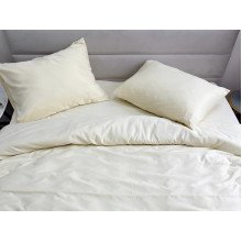 Постільна білизна Ecotton Полісатин Полуторний комплект Cream Yellow