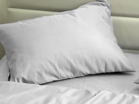 Ecotton bed linen Polysatin One-and-a-half set Light grey