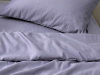 Постельное белье Ecotton Полисатин Евро комплект Темно фиолетовый