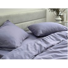 Ecotton bed linen Polysatin One-and-a-half set Dark purple