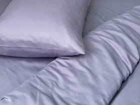 Ecotton bed linen Polysatin One-and-a-half set Dark purple