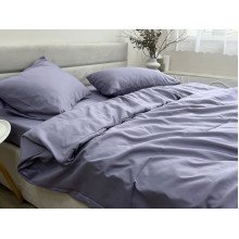 Ecotton bed linen Polysatin One-and-a-half set Dark purple