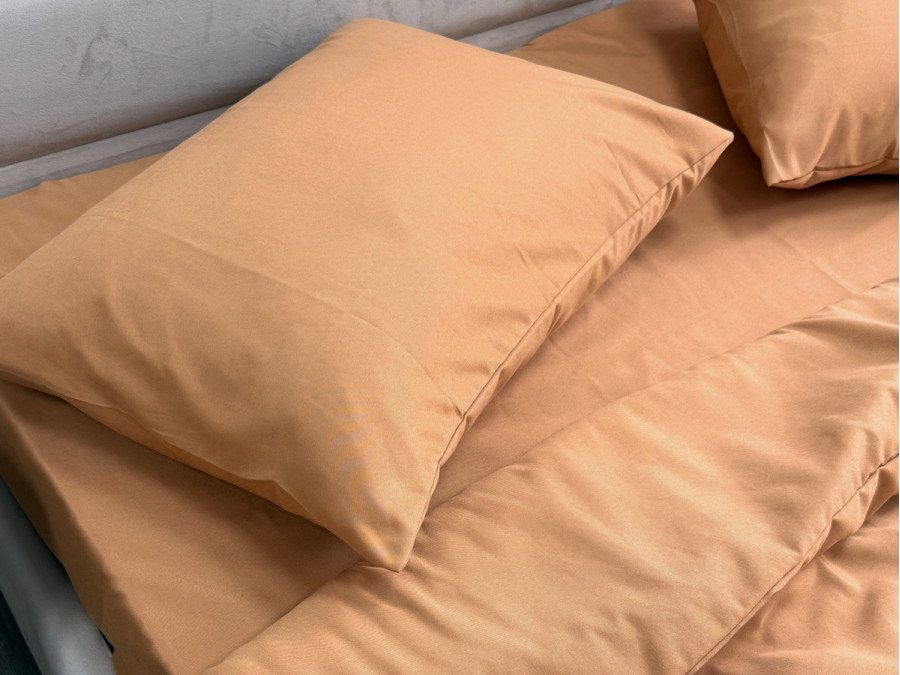 Постельное белье Ecotton Полисатин пододеяльник 180x215 наволочки 50x70 (2 шт.) Оранжевый