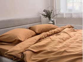 Постельное белье Ecotton Полисатин пододеяльник 210x215 наволочки 50x70 (2 шт.) Оранжевый