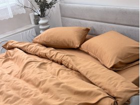 Постельное белье Ecotton Полисатин пододеяльник 210x215 наволочки 50x70 (2 шт.) Оранжевый