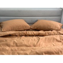Постільна білизна Ecotton Полісатин підковдра 210x215 наволочки 50x70 (2 шт.) Помаранчевий