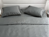 Постельное белье Ecotton Полисатин пододеяльник 180x215 наволочки 50x70 (2 шт.) Серый