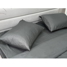 Постільна білизна Ecotton Полісатин підковдра 150x215 наволочки 50x70 (2 шт.) Сірий