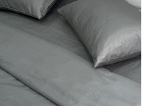 Постельное белье Ecotton Полисатин пододеяльник 180x215 наволочки 50x70 (2 шт.) Серый