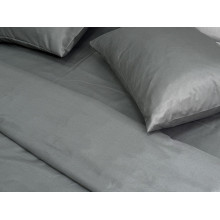 Постільна білизна Ecotton Полісатин підковдра 150x215 наволочки 50x70 (2 шт.) Сірий