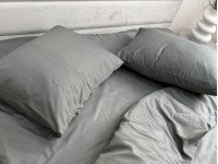 Постельное белье Ecotton Полисатин пододеяльник 180x215 наволочки 50x70 (2 шт.) Серый