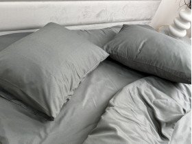 Постельное белье Ecotton Полисатин пододеяльник 150x215 наволочки 50x70 (2 шт.) Серый