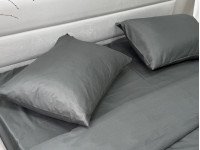 Постельное белье Ecotton Полисатин пододеяльник 150x215 наволочки 50x70 (2 шт.) Серый