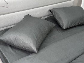 Постельное белье Ecotton Полисатин пододеяльник 150x215 наволочки 50x70 (2 шт.) Серый