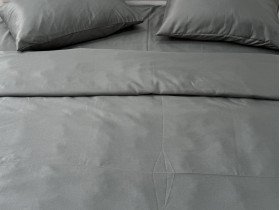 Постельное белье Ecotton Полисатин пододеяльник 150x215 наволочки 50x70 (2 шт.) Серый