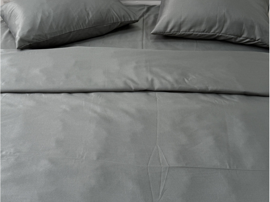 Постельное белье Ecotton Полисатин пододеяльник 210x215 наволочки 50x70 (2 шт.) Серый