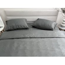 Постельное белье Ecotton Полисатин пододеяльник 150x215 наволочки 50x70 (2 шт.) Серый