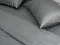 Постельное белье Ecotton Полисатин пододеяльник 150x215 наволочки 50x70 (2 шт.) Серый