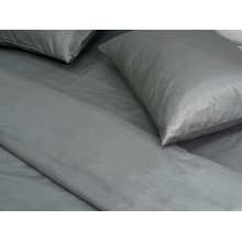 Постельное белье Ecotton Полисатин пододеяльник 210x215 наволочки 50x70 (2 шт.) Серый