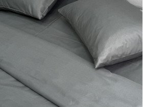 Постельное белье Ecotton Полисатин пододеяльник 150x215 наволочки 50x70 (2 шт.) Серый