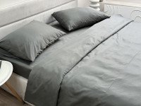 Постельное белье Ecotton Полисатин пододеяльник 210x215 наволочки 50x70 (2 шт.) Серый