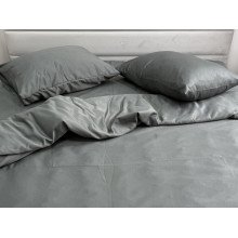 Постельное белье Ecotton Полисатин пододеяльник 210x215 наволочки 50x70 (2 шт.) Серый