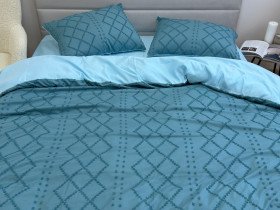 Постельное белье Ecotton Полисатин Евро комплект Dark Green