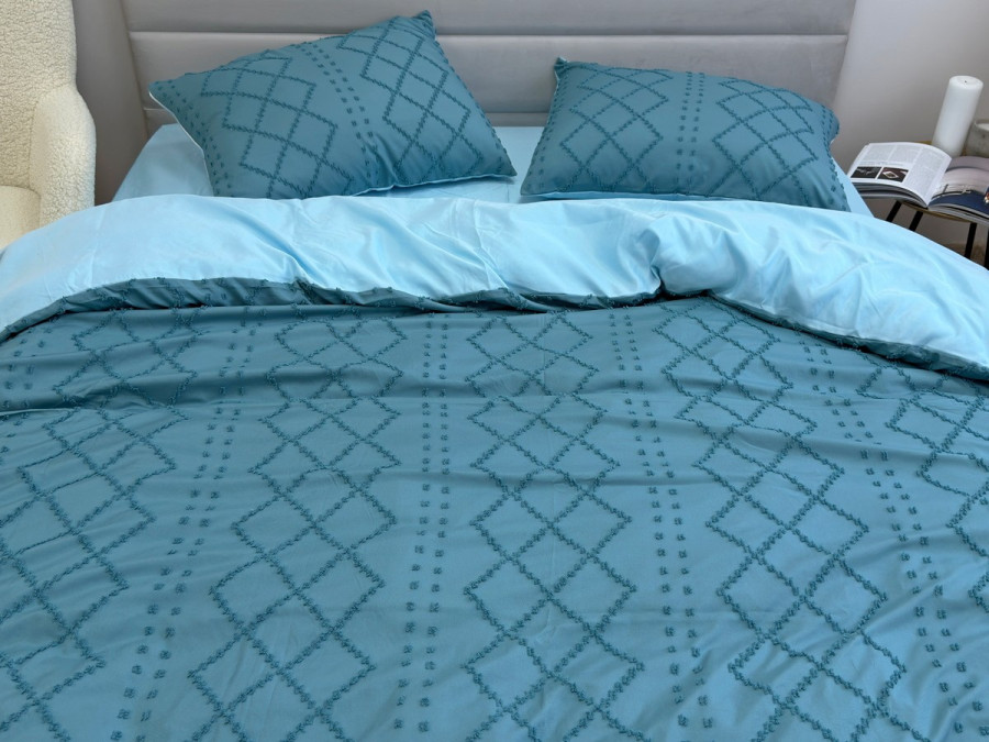 Постельное белье Ecotton Полисатин Евро комплект Dark Green