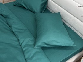 Постельное белье Ecotton Полисатин пододеяльник 150x215 наволочки 50x70 (2 шт.) Зеленый