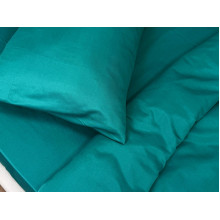 Постільна білизна Ecotton Полісатин підковдра 210x215 наволочки 50x70 (2 шт.) Зелений