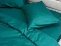 Постельное белье Ecotton Полисатин пододеяльник 180x215 наволочки 50x70 (2 шт.) Зеленый