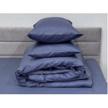 Постельное белье Ecotton Сатин Двуспальный комплект Singl Lake 18-4221