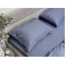 Постельное белье Ecotton Сатин Двуспальный комплект Singl Lake 18-4221