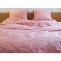 Постельное белье Ecotton Сатин вышивка кант Евро комплект Brindal Rose