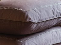 Постельное белье Ecotton Сатин вышивка кант Евро комплект Shifting Sand Stucco