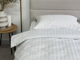 Постільна білизна Ecotton Страйп-сатин Євро комплект наволочки 50x70 (2 шт.)