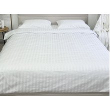 Постільна білизна Ecotton Страйп-сатин Євро комплект 2*2 50/50