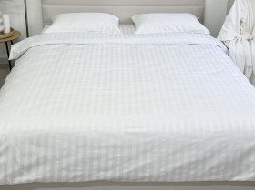 Постільна білизна Ecotton Страйп-сатин Євро комплект наволочки 50x70 (2 шт.)