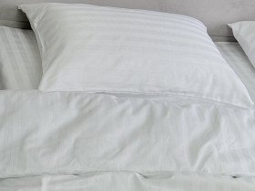 Постельное белье Ecotton Страйп-сатин Полуторный комплект наволочка 50x70 (1 шт.)
