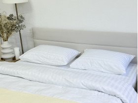 Постельное белье Ecotton Страйп-сатин Евро комплект наволочки 50x70 (2 шт.)
