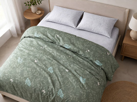 Bedding Set Ecotton Twill Satin Twin / Single Set 20002 AB