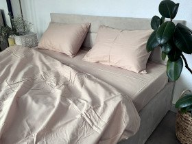 Постільна білизна Ecotton Твіл-сатин Сімейний комплект дві підковдри 159 A