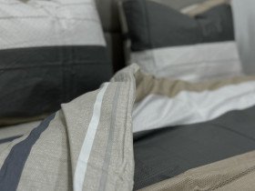 Постельное белье Ecotton Твил-сатин Семейный комплект два пододеяльника 20004 AB