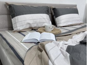 Постільна білизна Ecotton Твіл-сатин Двоспальний комплект 20004 AB