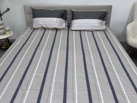 Постільна білизна Ecotton Твіл-сатин Сімейний комплект дві підковдри 20004 AB
